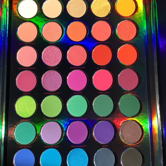 Morphe x Lisa Frank 35B palette NWT - Picture 5 of 8